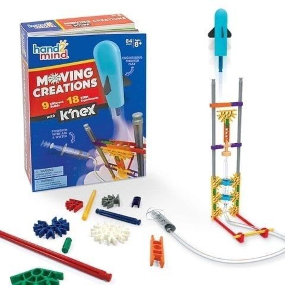 Moving Creations with K'NEX® STEM building activities teach engineering through
